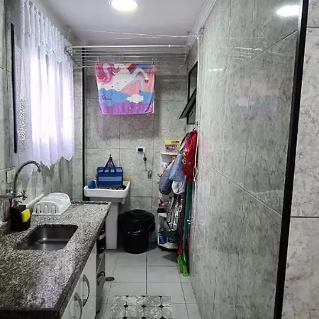 Apartamento Com 2 Quartos, Wi-Fi, 100M Da Praia E Vaga De Garagem Coberta Praia Grande  Exterior foto