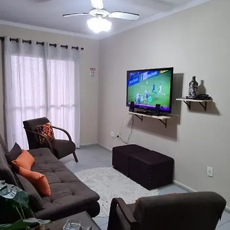Apartamento Com 2 Quartos, Wi-Fi, 100M Da Praia E Vaga De Garagem Coberta Praia Grande  Exterior foto