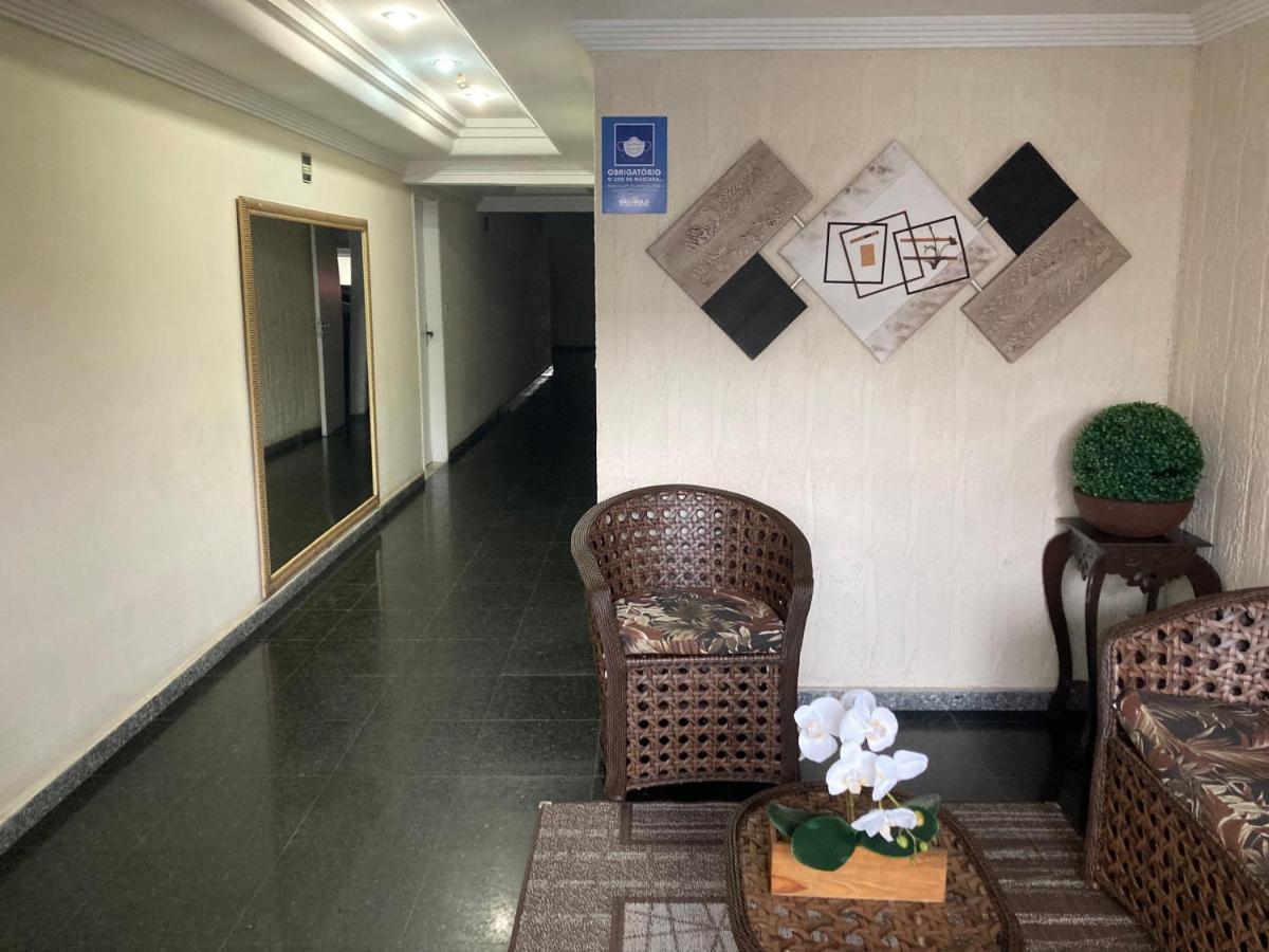 Apartment Com 2 Quartos, Wi-fi, 100m Da E Vaga De Garagem Coberta Praia Grande (Santos)
